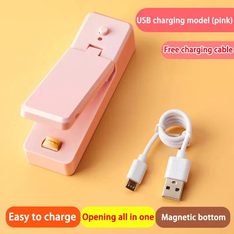 Xiaomi Food Bag Sealer Mini Portable Plastic Bags Sealing Machine Thermoplastic Bag Sealants Handheld Food Packaging Heat Sealer NNOS