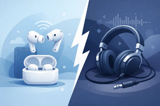 Wireless Earbuds vs Wired Headphones