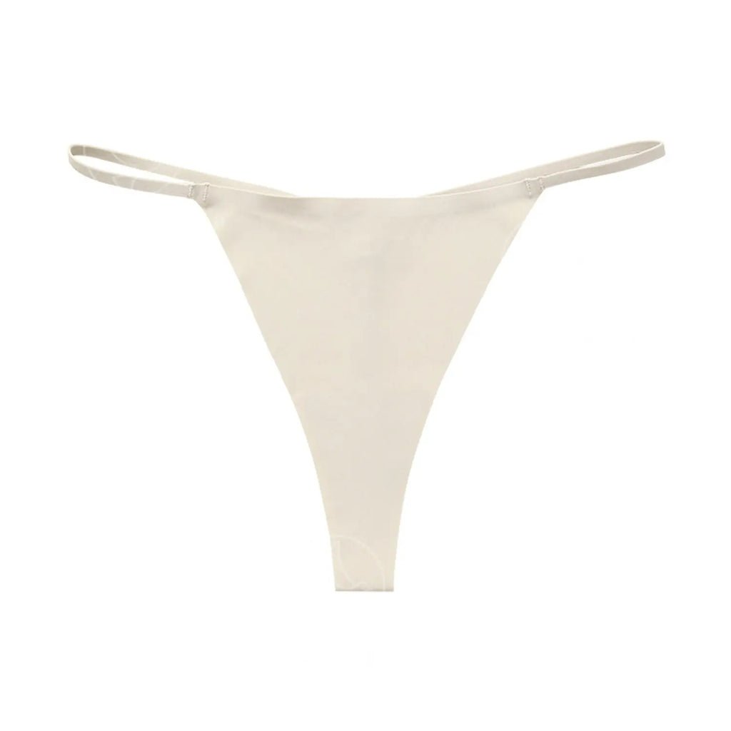 Seamless Thin Belt Buckle T-shaped Panties T-string For Women Underwear NNOS