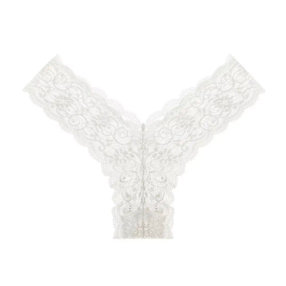 Elegant Women's Lace T-Back G-String Thong Lingerie - Chic European & American Style