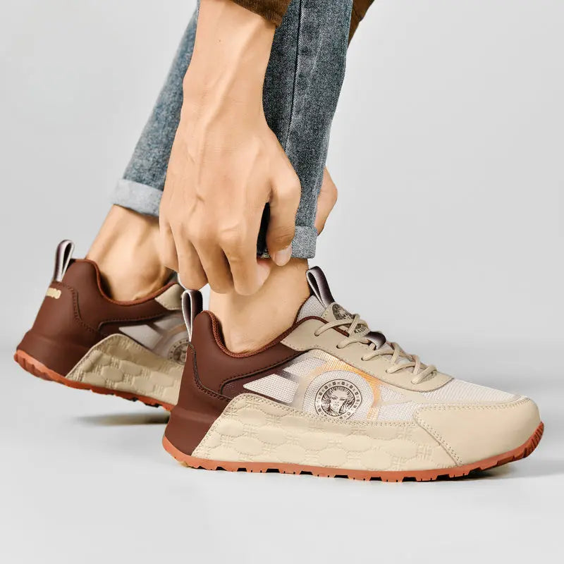 Fashion Sneakers – Breathable Running Shoes with Reflective Accents & Comfort NNOS