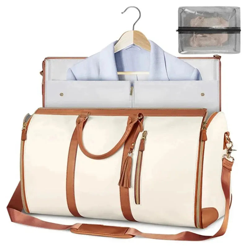 Buylor Waterproof Foldable Suit Bag - Large Capacity Travel Duffle for Women, Ideal for Outdoor Fitness and Gym Use product image