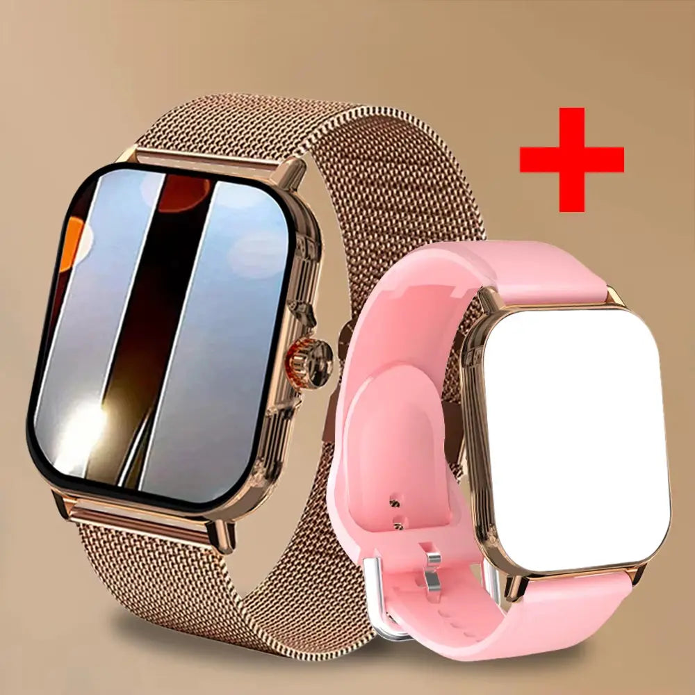 2024 Smart Watch for Men and Women - Advanced Touch Screen Fitness Tracker with Bluetooth Calling Capability
