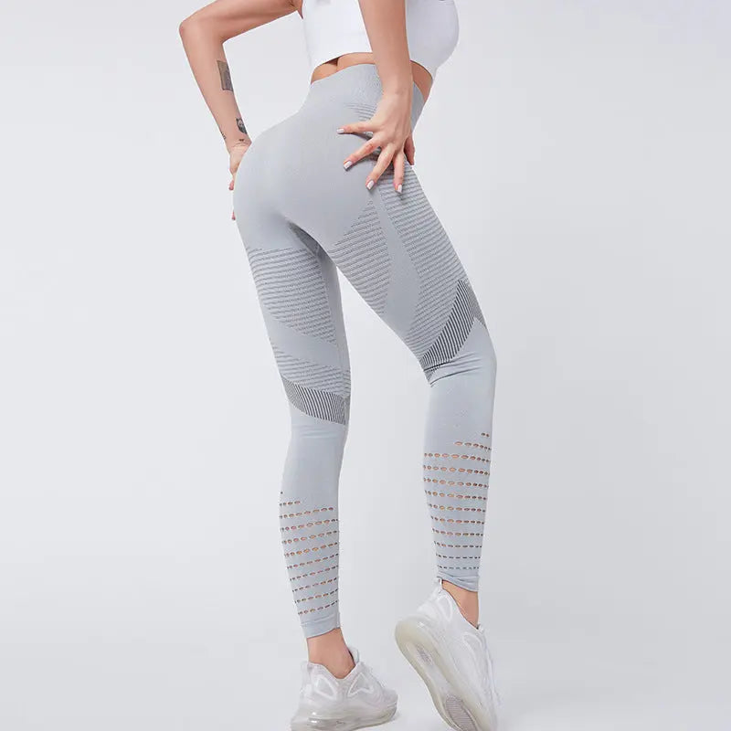 High-Waisted Peach Butt-Lifting Tight Stretch Pants product image
