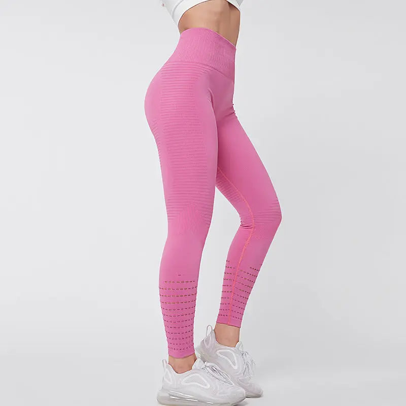 High-Waisted Peach Butt-Lifting Tight Stretch Pants NNOS