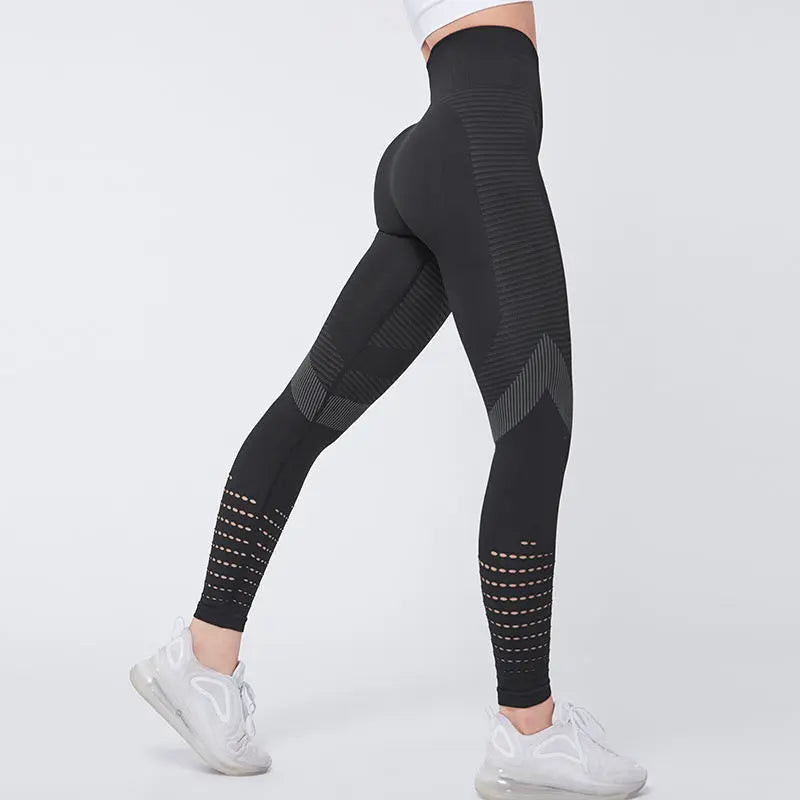 High-Waisted Peach Butt-Lifting Tight Stretch Pants NNOS
