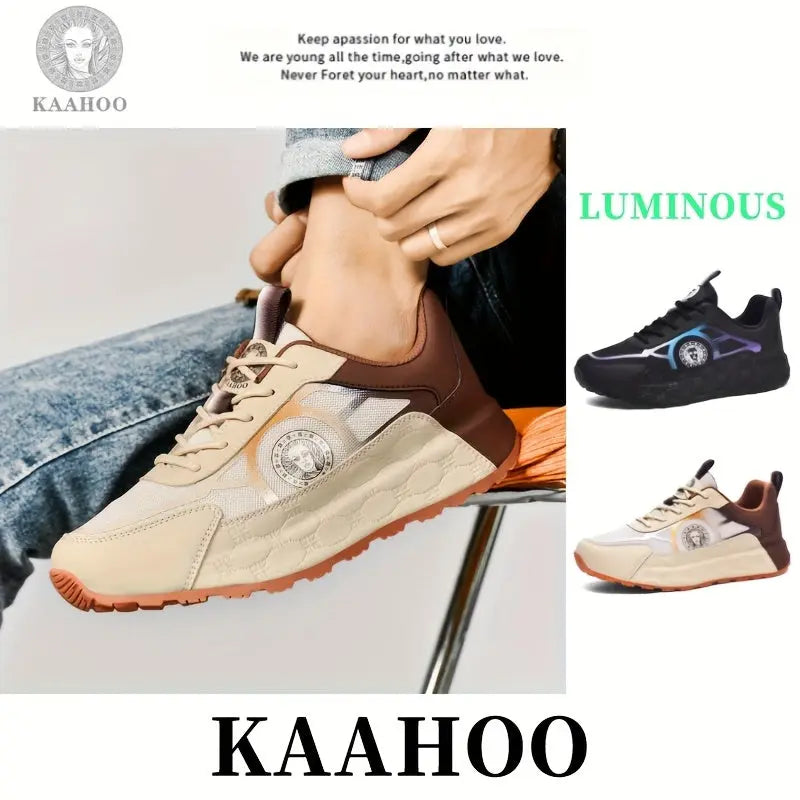 Fashion Sneakers – Breathable Running Shoes with Reflective Accents & Comfort NNOS