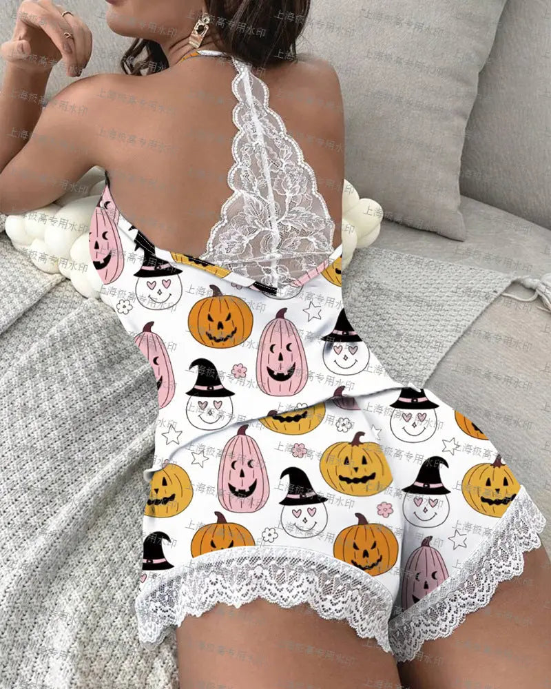 European And American Women Clothing Lace Stitching Home Underwear Women Suit NNOS