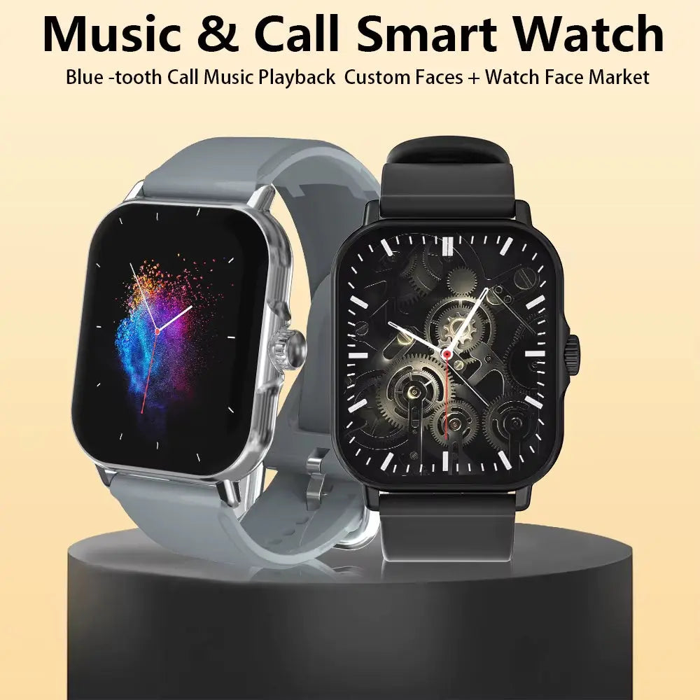 2024 Smart Watch for Men and Women - Advanced Touch Screen Fitness Tracker with Bluetooth Calling Capability