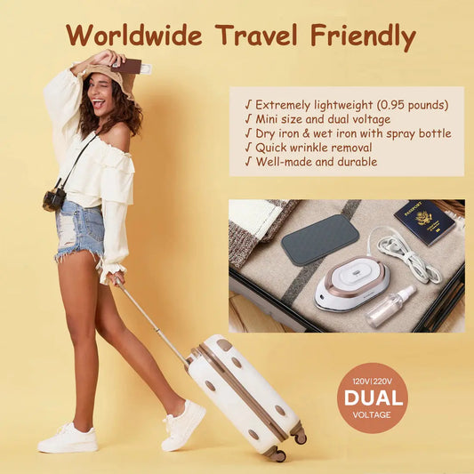 Portable Mini Travel Iron: Fast Heating Electric Iron product image