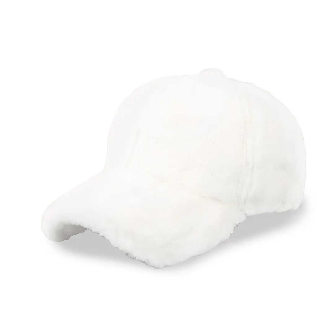 Winter Warm Faux Wool Velvet Hat – Adjustable Cozy Beanie for Outdoor & Xmas NNOS