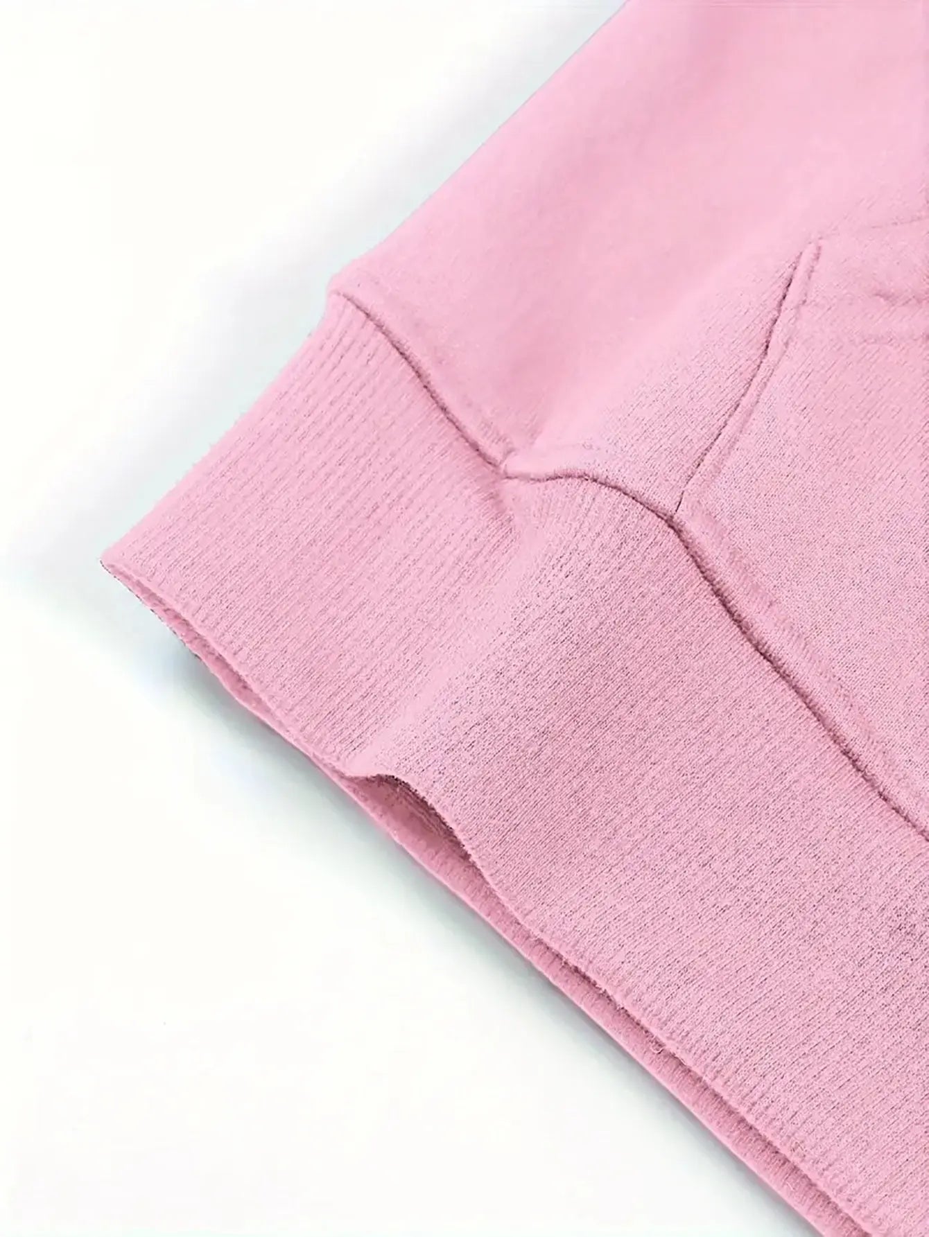 Women’s Pink "EMPORIO" Hoodie – Vibrant Zip-Up Sweatshirt with Three-Stripes NNOS