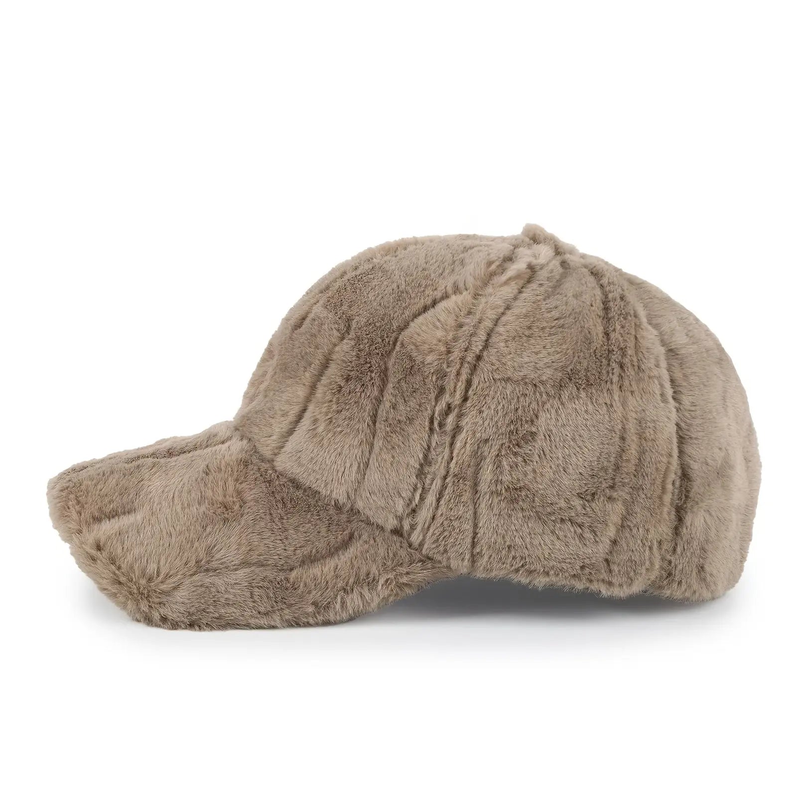 Winter Warm Faux Wool Velvet Hat – Adjustable Cozy Beanie for Outdoor & Xmas NNOS