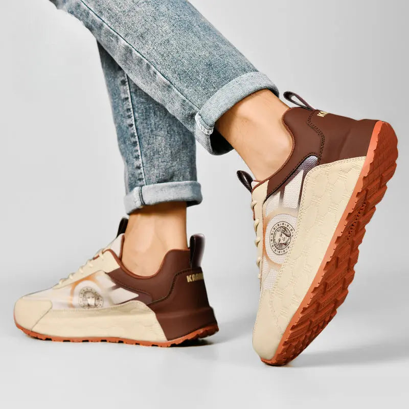 Fashion Sneakers – Breathable Running Shoes with Reflective Accents & Comfort NNOS