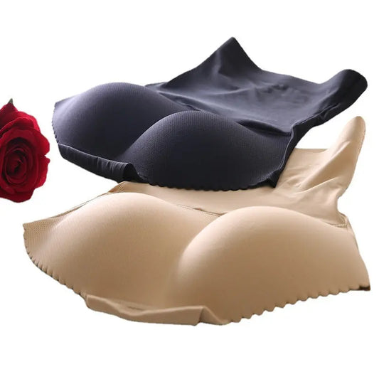 Breathable Mat Fake Butt Belly Shaping Hip Lifting Hip Lifting Butt Lift Underwear High Waist Fake PP Seamless Bodybuidling Briefs For Women product image