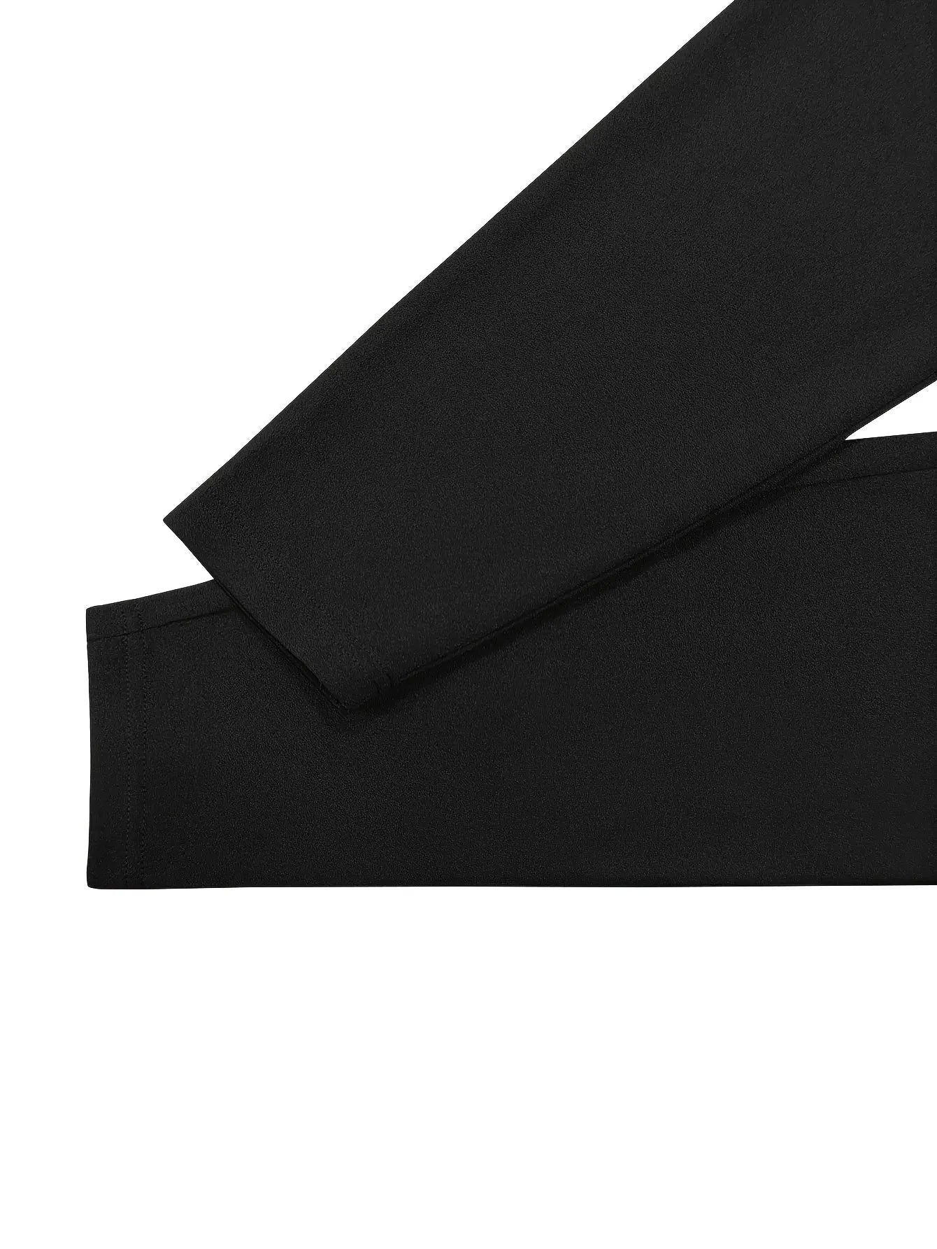 Women’s High-Waist Black Skinny Leggings – Stretchy Fit with Button Detail NNOS