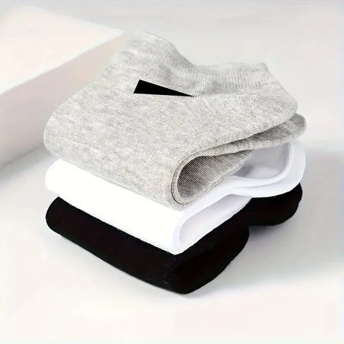 10-Pair Unisex Sock Set – Black, White & Gray Minimalist Everyday Essentials NNOS