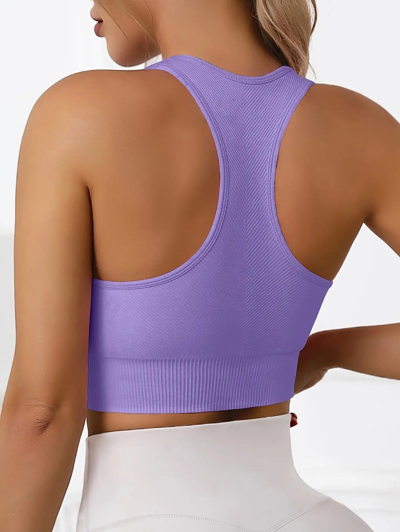 Women’s 3-Pack Crop Tank Tops – Sleeveless U-Neck Stretchy Casual Sportswear NNOS