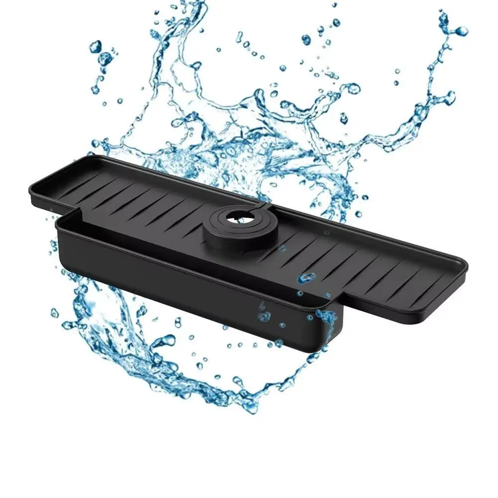Ultimate Silicone Faucet Mat & Sink Splash Guard - Keep Your Kitchen Dry and Organized!