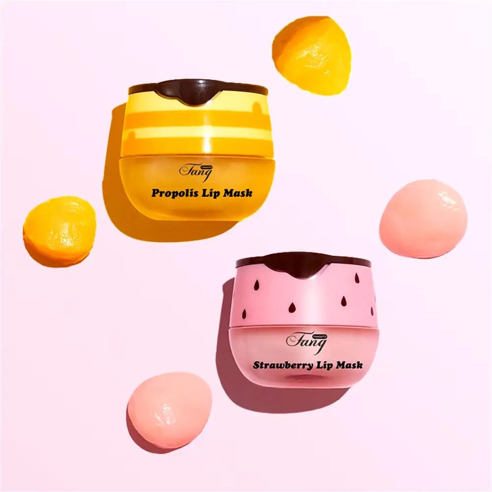Revitalize Your Lips Overnight with 5.5G Strawberry Honey Nourishing Lip Sleep Mask - Ultimate Moisturizing Care! product image