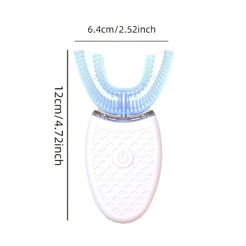 U-Shaped Electric Toothbrush 360° Cleaning Silicone Brush USB Rechargeable NNOS
