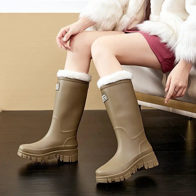 Women’s Thermal Winter Snow Boots – Non-Slip, Plush Lined, Warm Outdoor Shoes NNOS