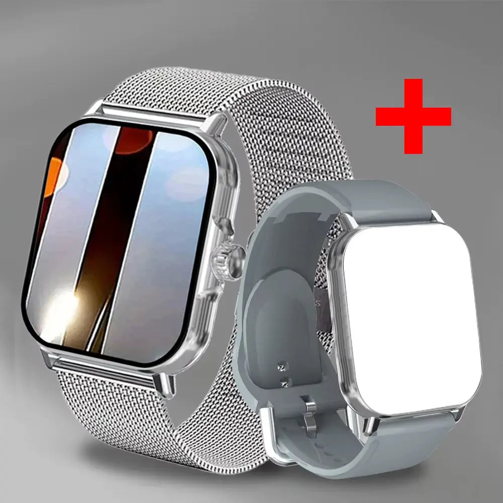 2024 Smart Watch for Men and Women - Advanced Touch Screen Fitness Tracker with Bluetooth Calling Capability
