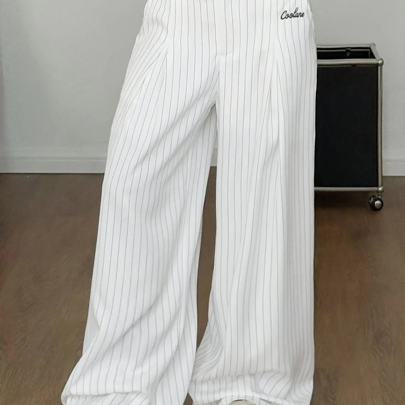 Women’s Wide-Leg Pants – Loose Fit Office Trousers for Casual & Formal Wear NNOS