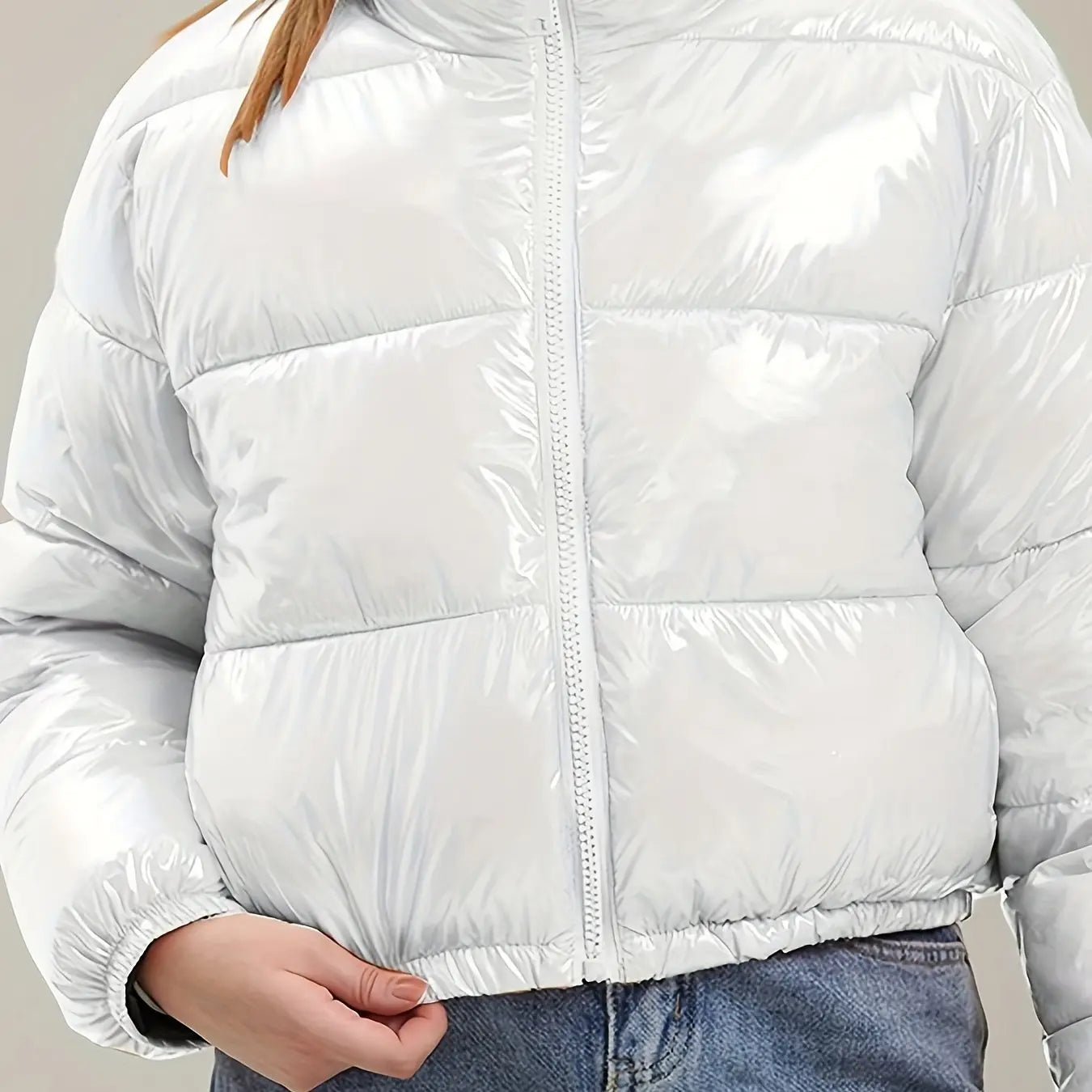 COUTUDI Y2K Bright Puffer Jacket – Women’s Short Coat Korean Streetwear Style NNOS