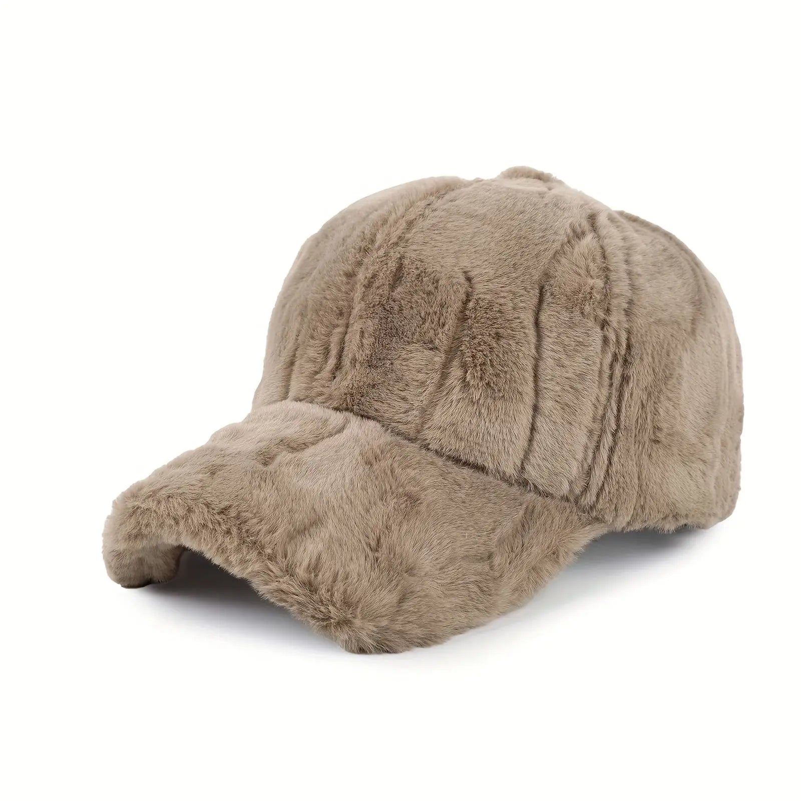 Winter Warm Faux Wool Velvet Hat – Adjustable Cozy Beanie for Outdoor & Xmas NNOS