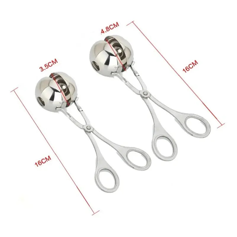 Ultimate Stainless Steel Meatball & Fish Ball Maker - Perfect Kitchen Tool for Delicious Rice Balls