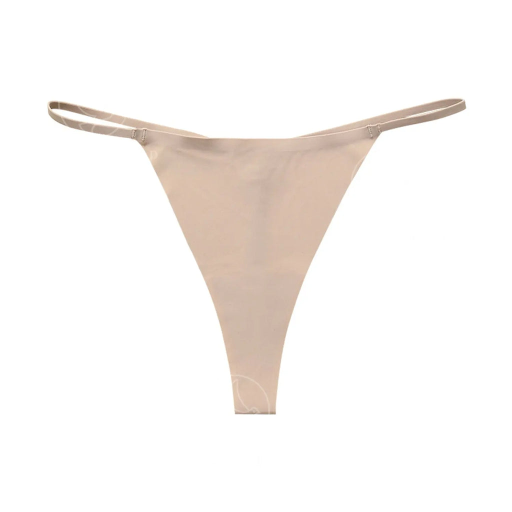 Seamless Thin Belt Buckle T-shaped Panties T-string For Women Underwear NNOS