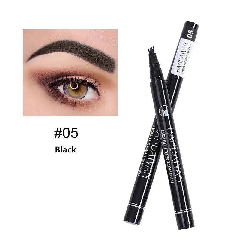 4D Eyebrow Pen with Fork Tip – Long-Lasting Waterproof Microblading Effect | NNOS NNOS