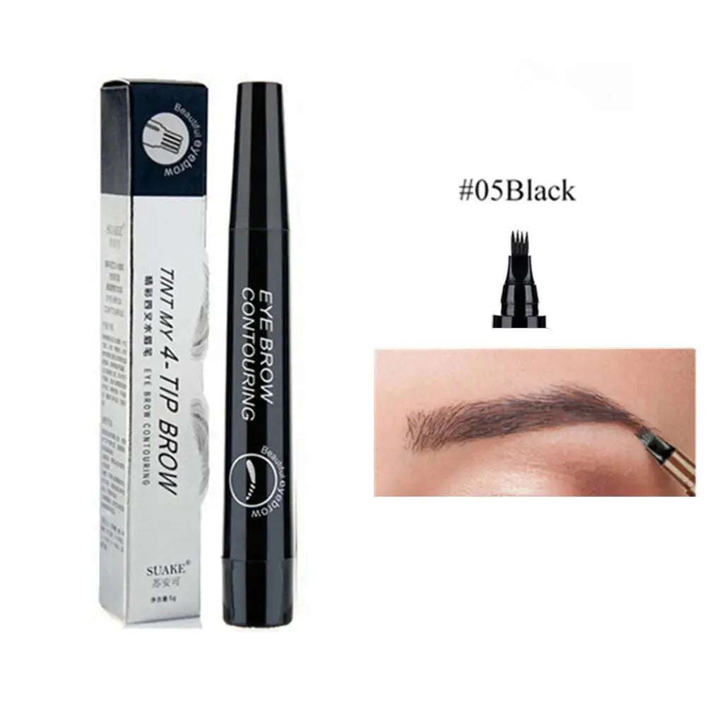 4D Eyebrow Pen with Fork Tip – Long-Lasting Waterproof Microblading Effect | NNOS NNOS