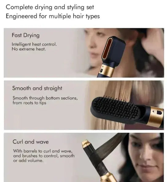 5-in-1 Multi Hair Styler & Curling Iron NNOS