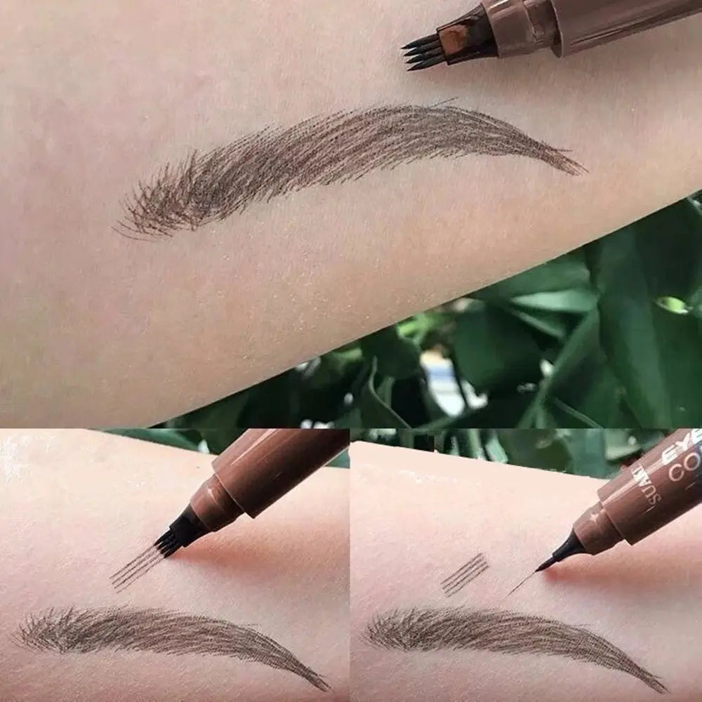 4D Eyebrow Pen with Fork Tip – Long-Lasting Waterproof Microblading Effect | NNOS NNOS