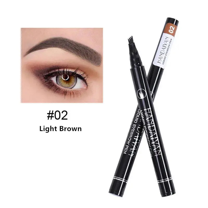 4D Eyebrow Pen with Fork Tip – Long-Lasting Waterproof Microblading Effect | NNOS NNOS