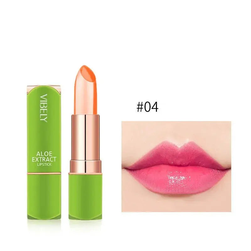 Color Changing Aloe Vera Jelly Lipstick Moisturizing Tinted Lip Balm  Lasting Moisturizing Not Easy To Fade Lipsticks Cosmetic NNOS
