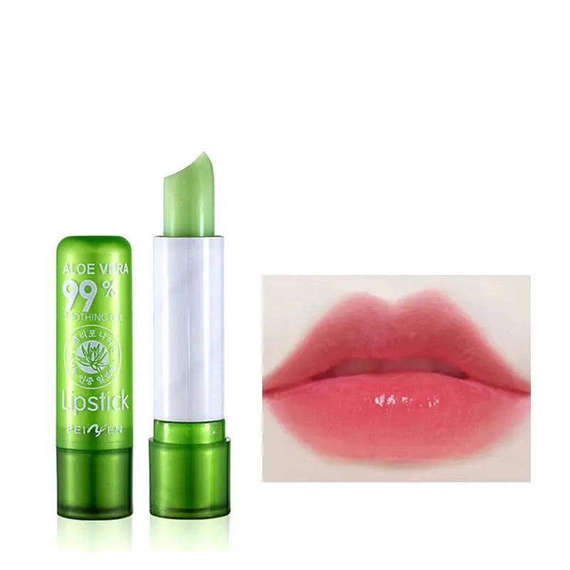 Color Changing Aloe Vera Jelly Lipstick Moisturizing Tinted Lip Balm  Lasting Moisturizing Not Easy To Fade Lipsticks Cosmetic NNOS