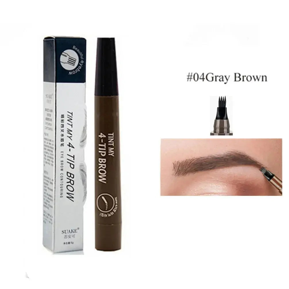 4D Eyebrow Pen with Fork Tip – Long-Lasting Waterproof Microblading Effect | NNOS NNOS