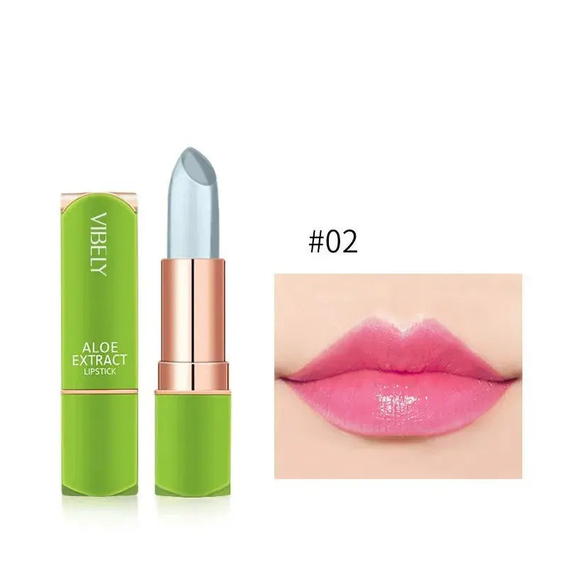 Color Changing Aloe Vera Jelly Lipstick Moisturizing Tinted Lip Balm  Lasting Moisturizing Not Easy To Fade Lipsticks Cosmetic NNOS