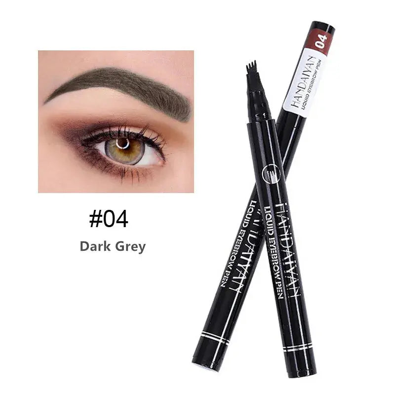 4D Eyebrow Pen with Fork Tip – Long-Lasting Waterproof Microblading Effect | NNOS NNOS