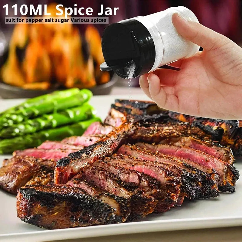 Kitchen Spice Rack Self-adhesive Wall-mounted Under-Shelf Seasoning Bottle Storage Rack Spice Organizer Kitchen Storage Rack NNOS