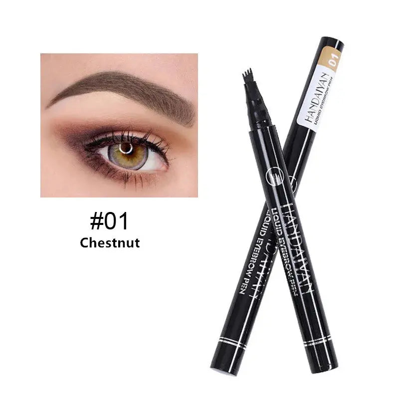 4D Eyebrow Pen with Fork Tip – Long-Lasting Waterproof Microblading Effect | NNOS NNOS