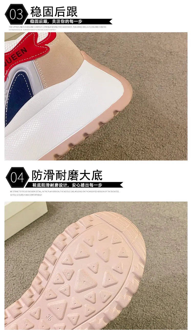 10CM Genuine Leather Platform Wedge Fashion Women Spring Summer Comfy Breathable Autumn Chunky Sneakers Vulcanize Shoes NNOS