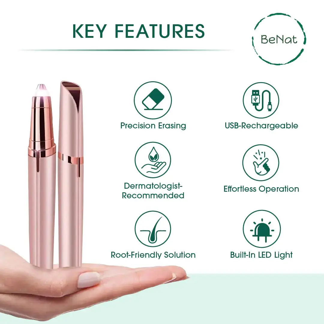 Rechargeable Eyebrow Hair Remover NNOS