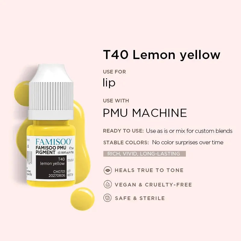 Permanent Makeup Pigments – FAMISOO 5ml PMU Lip Tattoo Ink NNOS