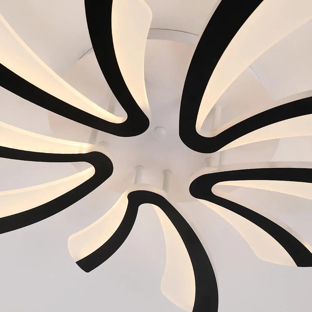 Modern Interior Acrylic Ceiling Lamp Pendant Lamp Living Room Bedroom Led Chandelier Home Decor Lighting Fixtures Dimming Lustre NNOS