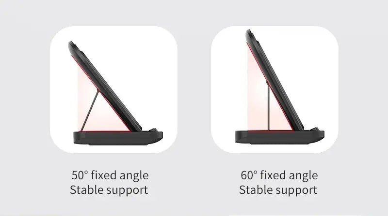 3 in 1 Wireless Charger Stand Pad For iPhone 15 14 13 12 X Max Foldable Fast Charging Station Dock For IWatch 8 7 SE AirPods Pro NNOS