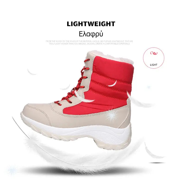 Snow Boots Women New Ladies Shoes Platform Shoes Woman Flat Keep Warm Boots Ladies Casual Plush Botas Mujer Winter Shoes Women NNOS